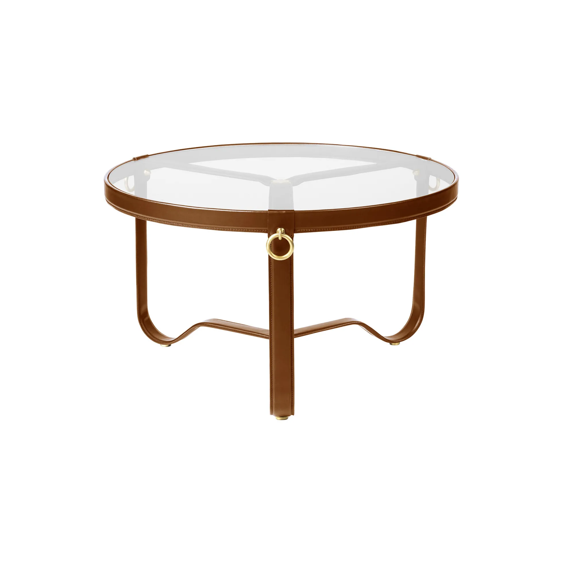 Adnet Coffee Circular Table, tan