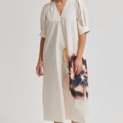 Adrienna Maxi Dress, eggnog