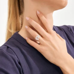 AJANI ring, sølvbelagt
