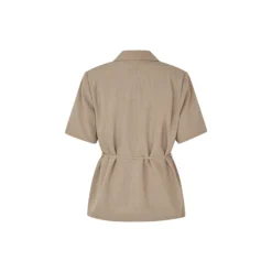 Alayamd SS blazer, nuthatch melange