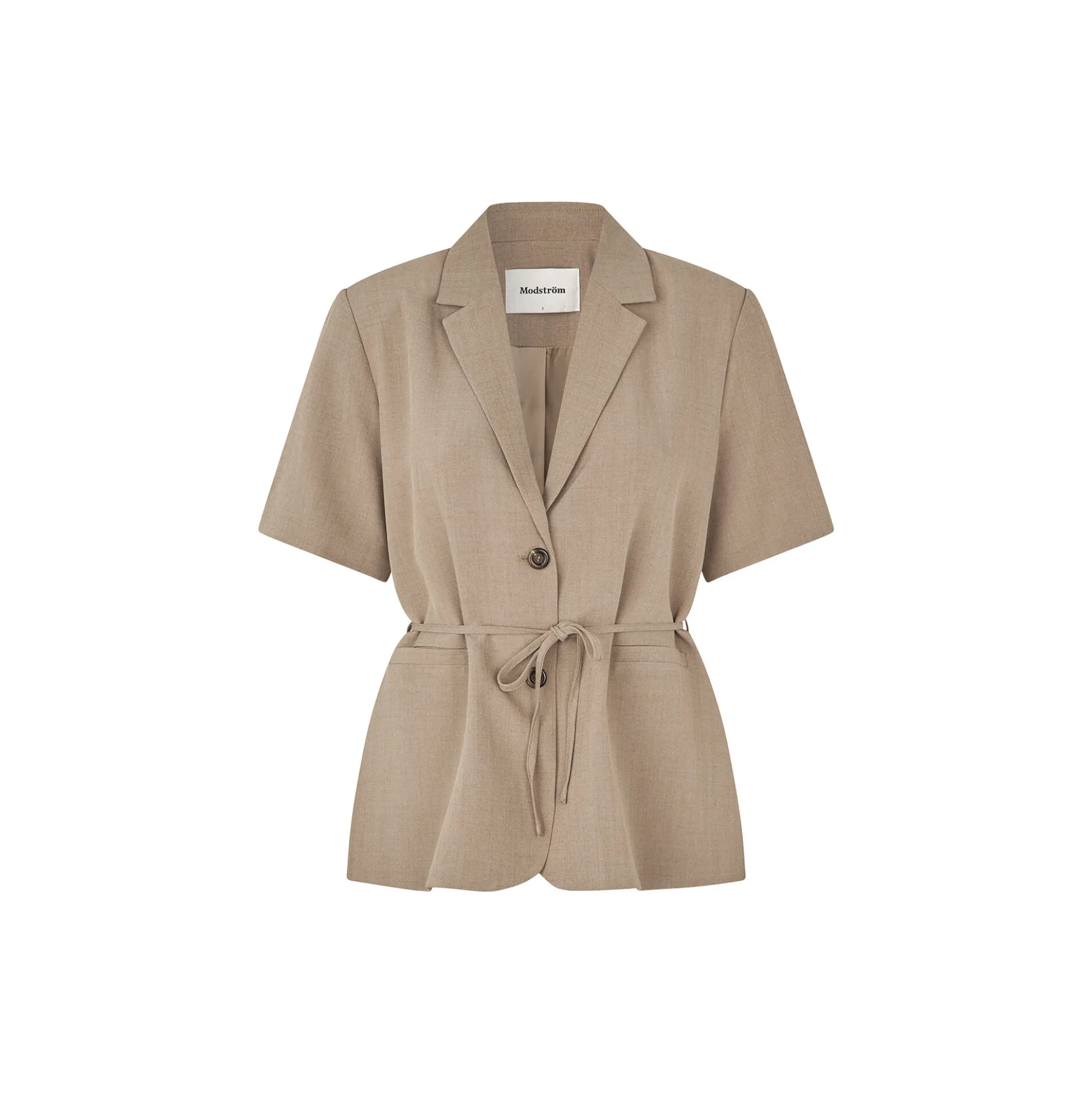 Alayamd SS blazer, nuthatch melange