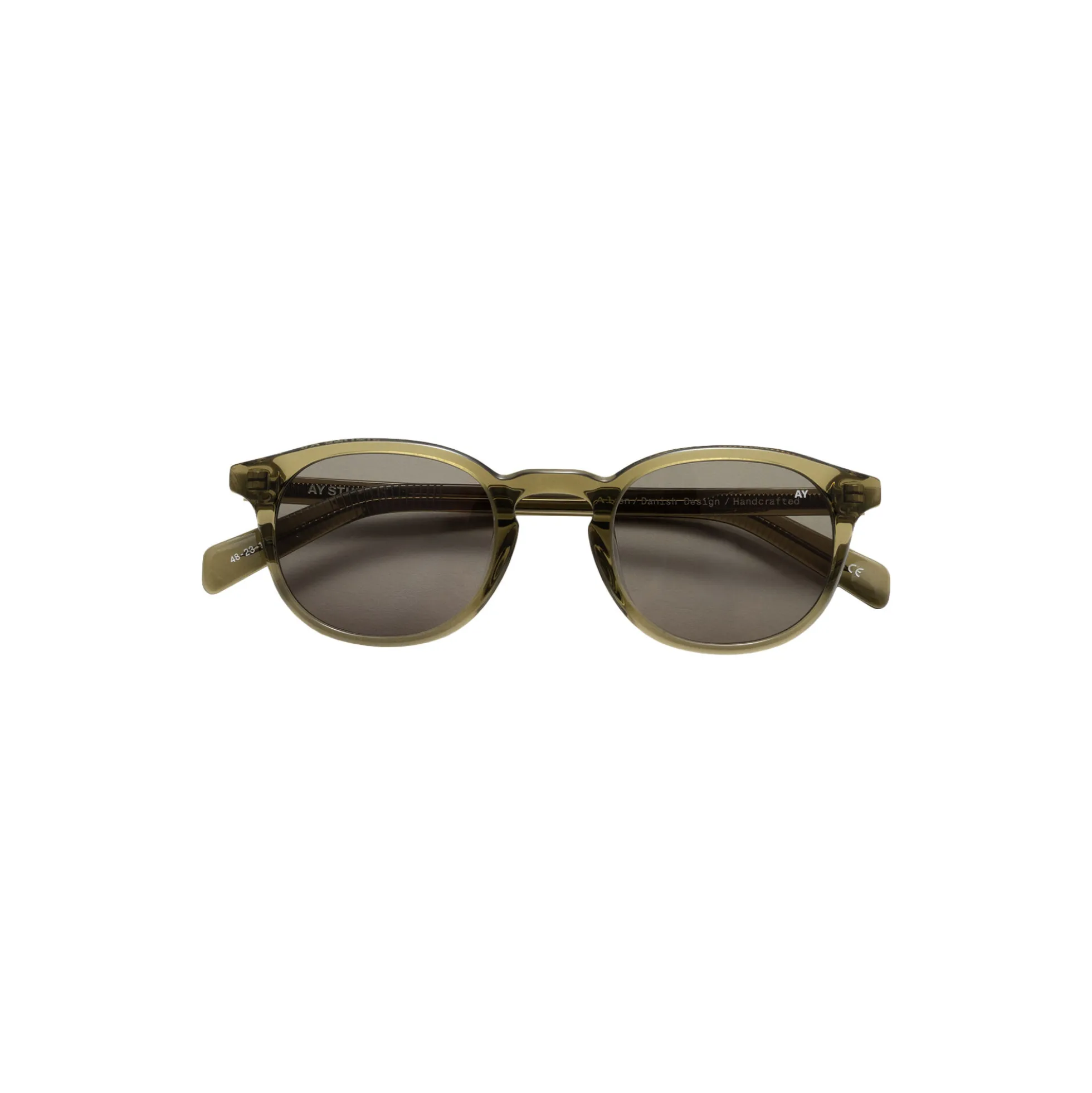 Alden Sunglasses, transparent green