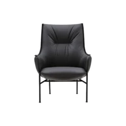 Aloe High Back Chair, marrone