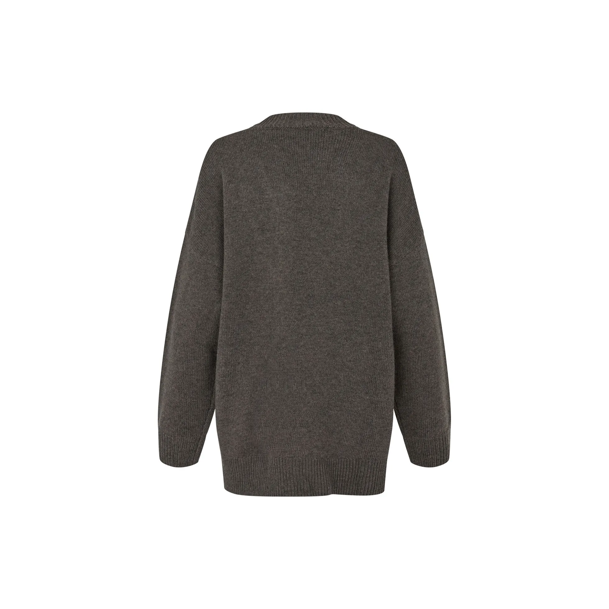 Alpha Knit Monogram Cardigan, black olive