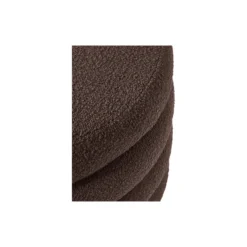 Alto XL Stool with Storage Space, bouclé dark brown