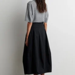 Amala Knit SS O-Neck, mid grey melange
