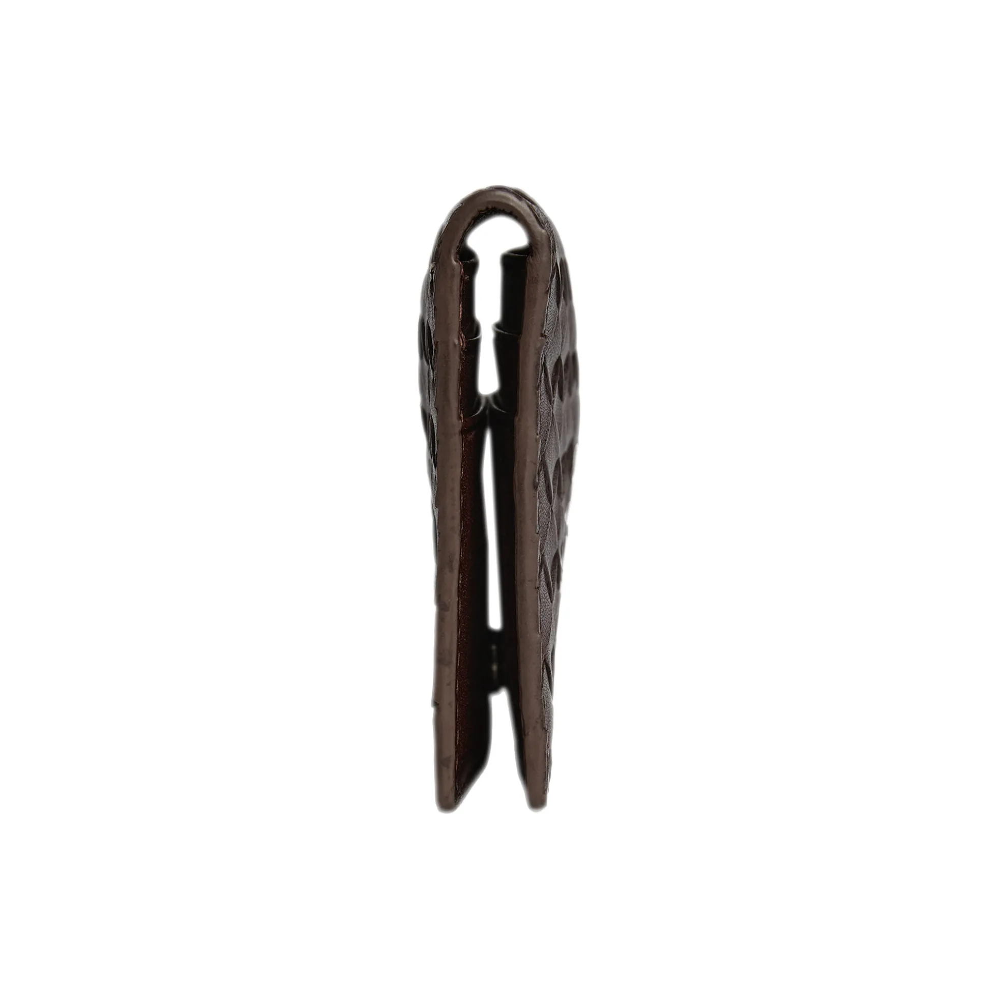 AmeliaMBG Card Holder Weave, dark brown