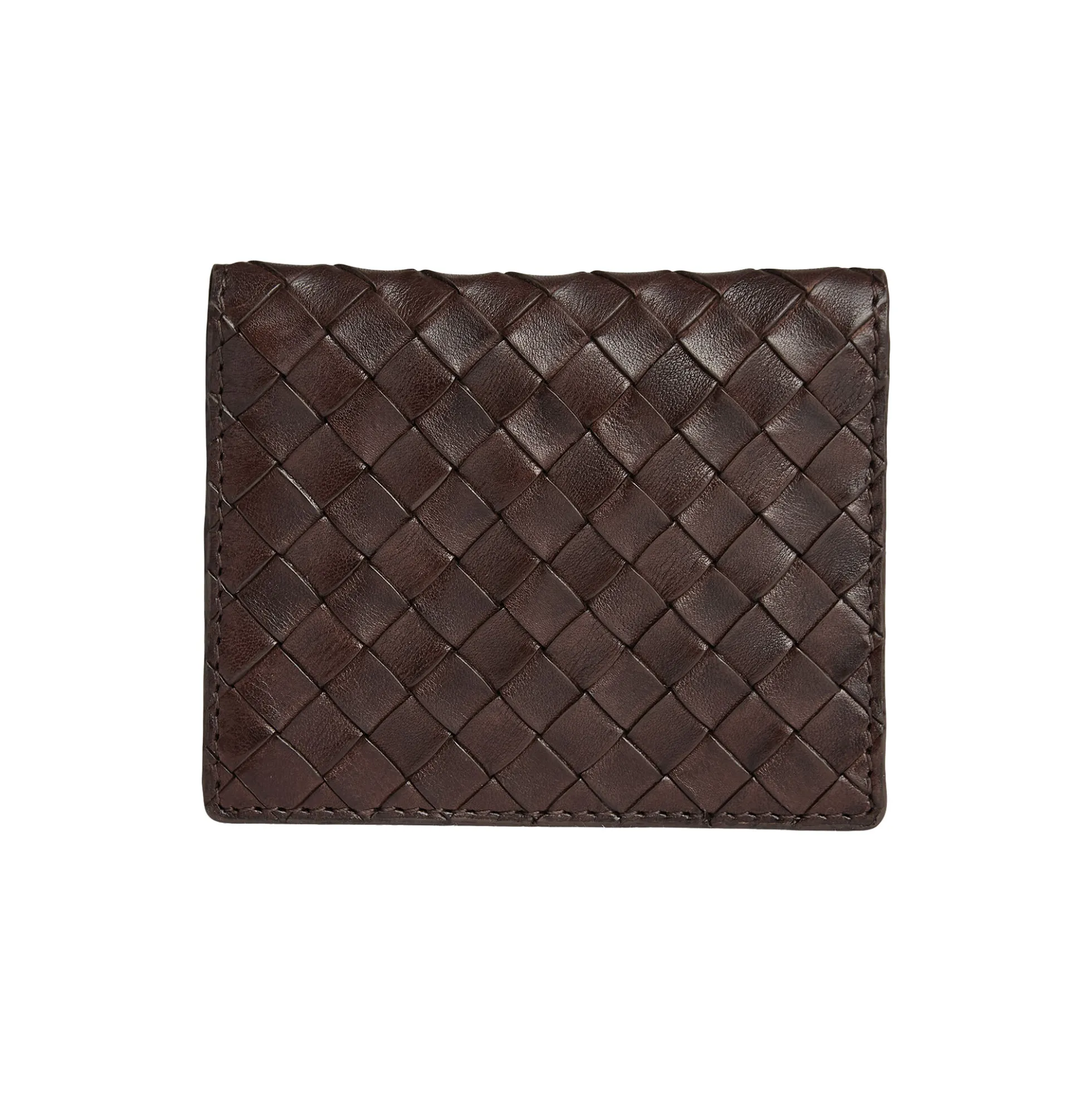AmeliaMBG Card Holder Weave, dark brown