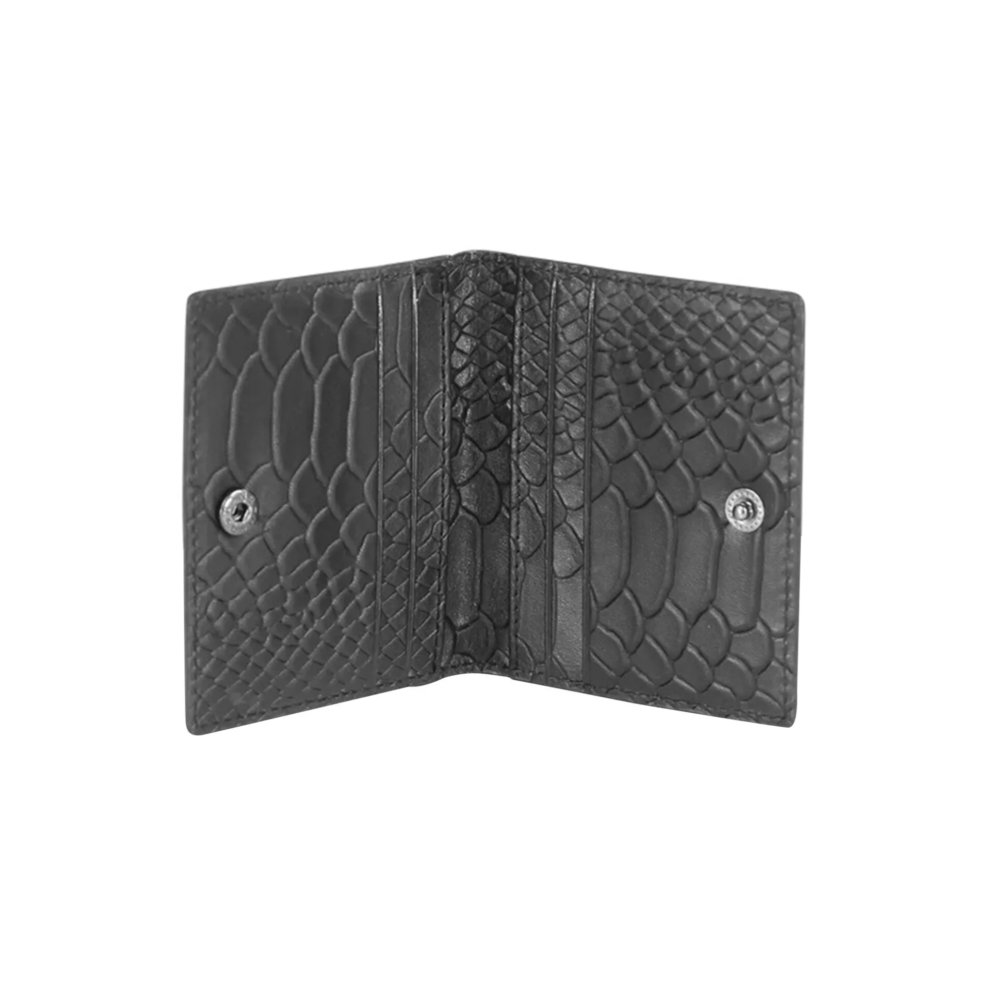 Amelie Card Holder, snake black
