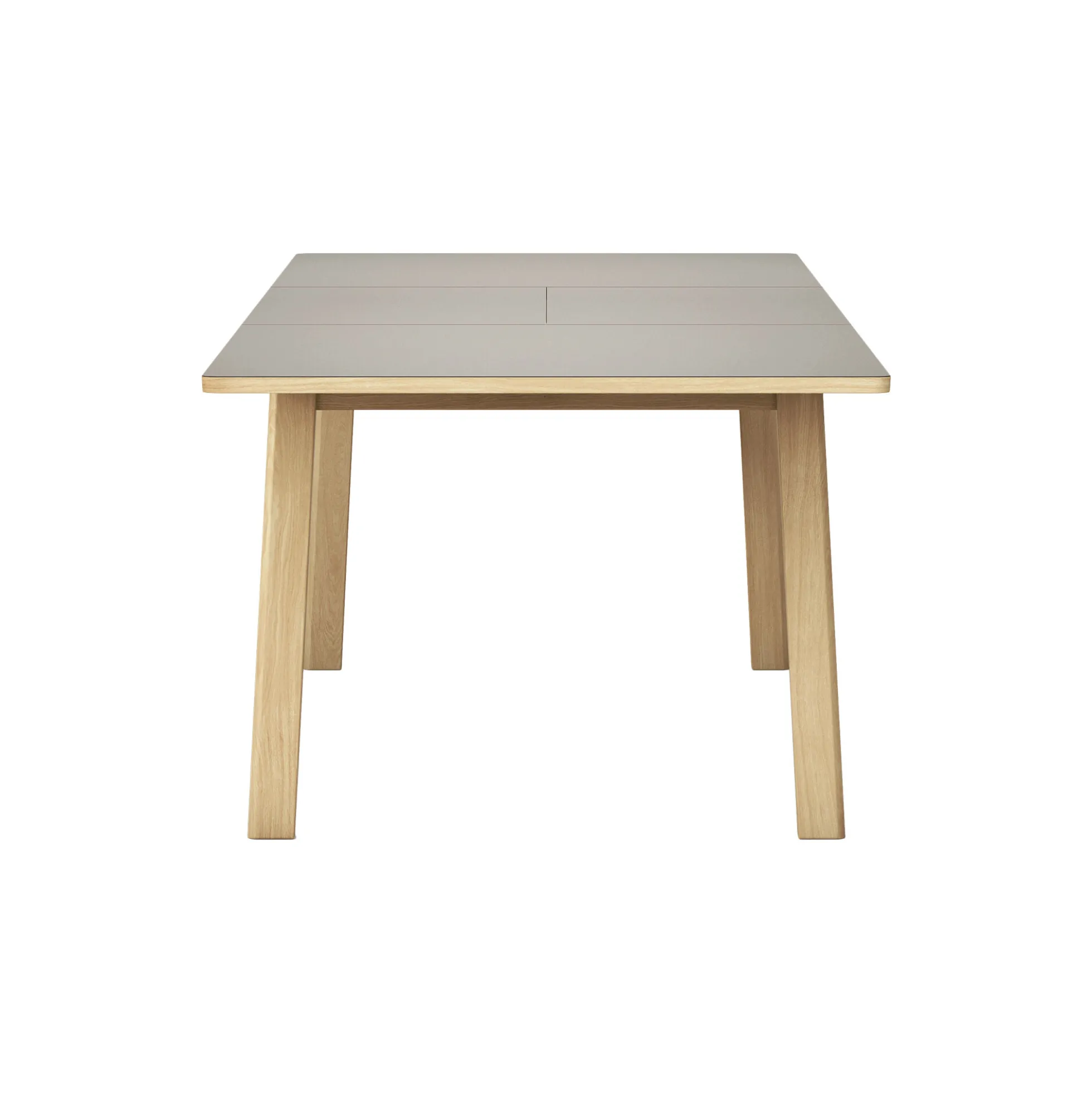 6490 Ana udtræksspisebord 220 cm, almond/soap treated oak