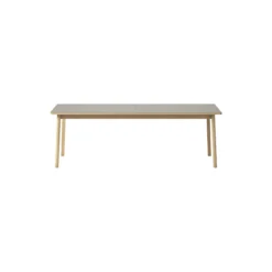 6490 Ana udtræksspisebord 220 cm, almond/soap treated oak