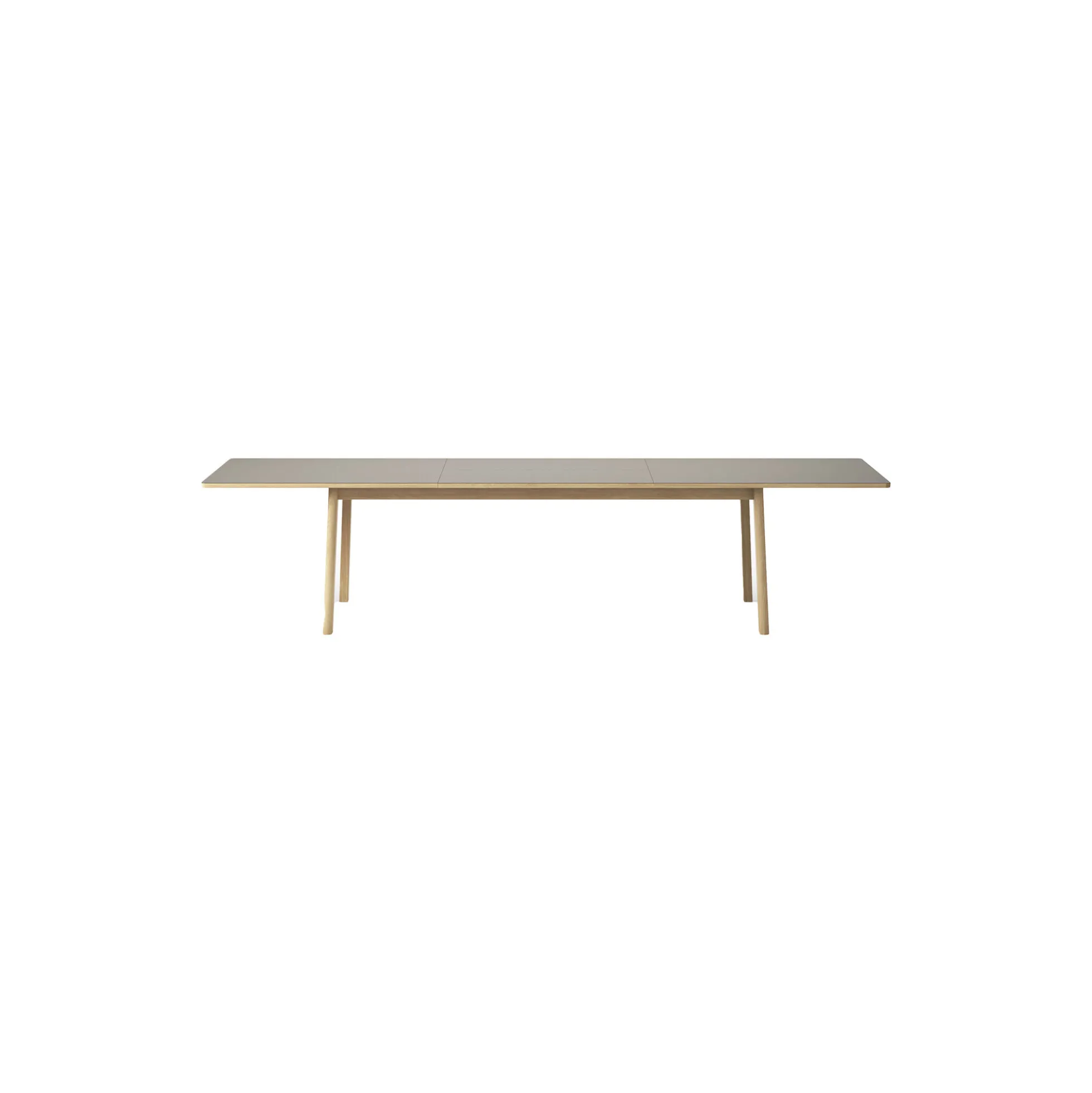 6490 Ana udtræksspisebord 220 cm, almond/soap treated oak