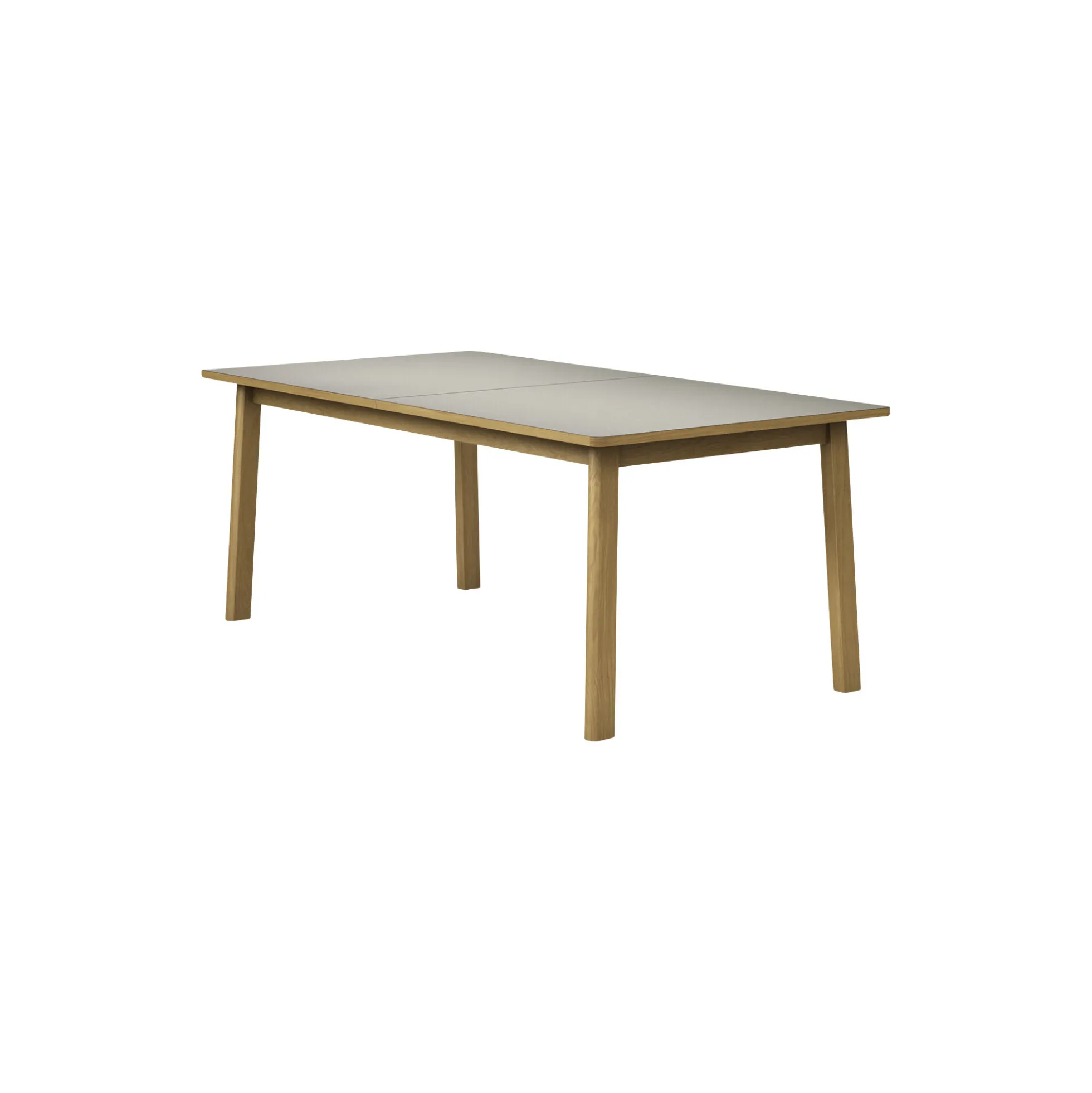 6491 Ana udtræksspisebord 180 cm, almond/oiled oak