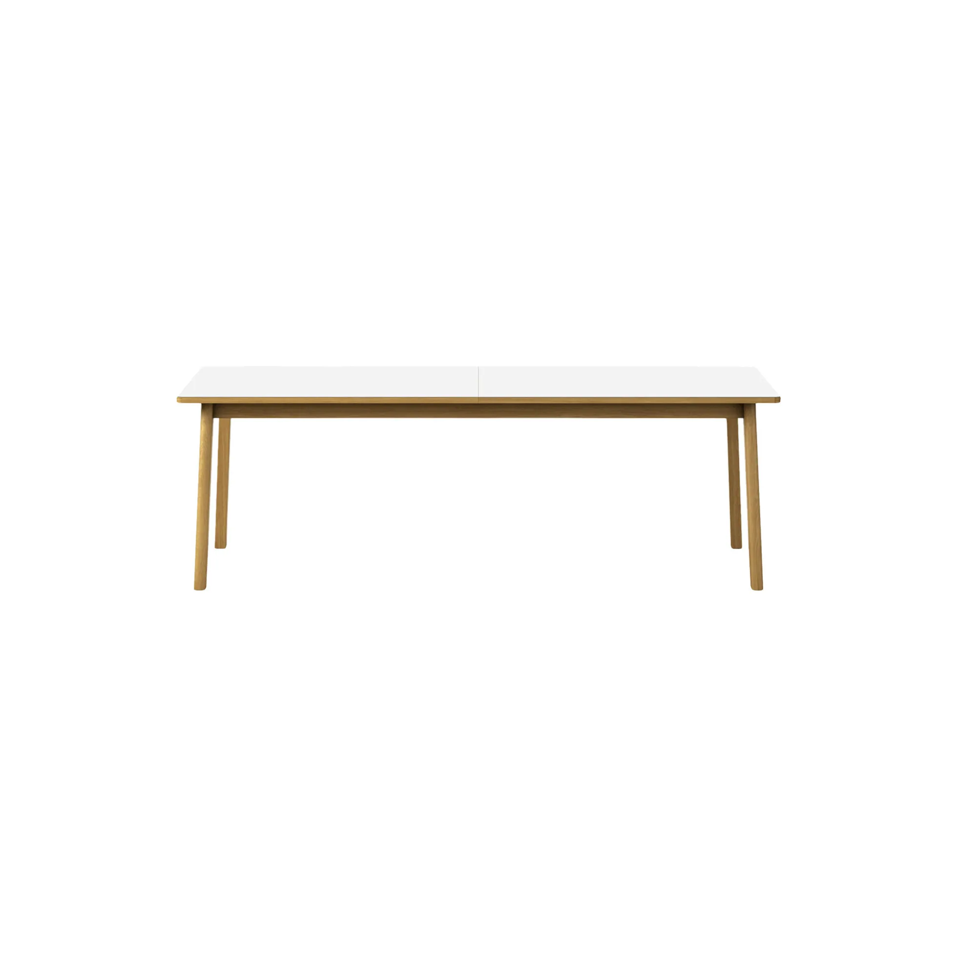 6490 Ana udtræksspisebord 220 cm, white/oiled oak