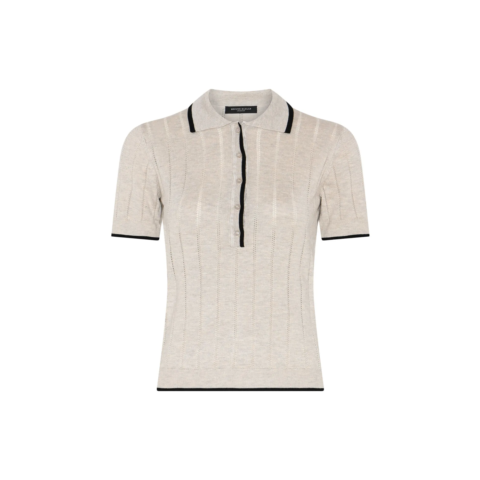 AnemoneBBValnenzia knit polo, sand mel