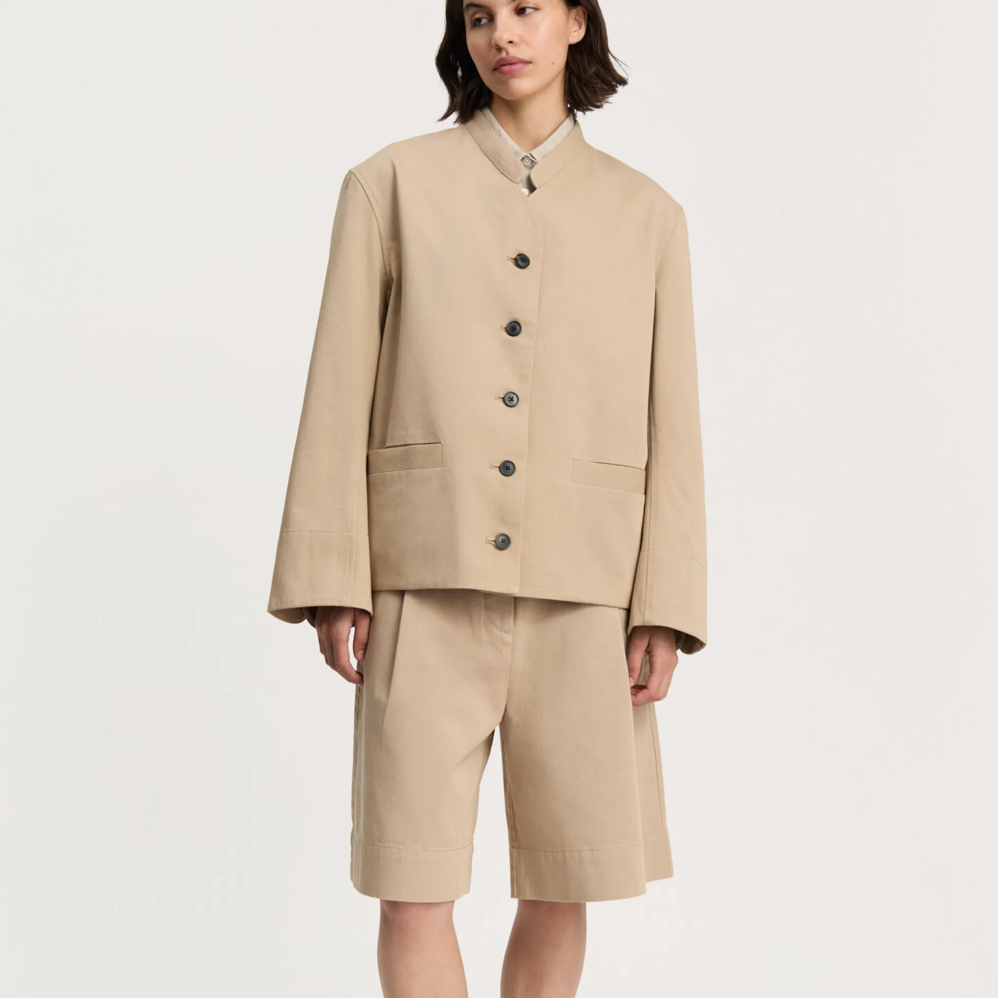 Angela Jacket Twill, semolina
