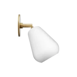 Anoli Spot Recessed Ceiling-/Wall Lamp, nordic gold/white