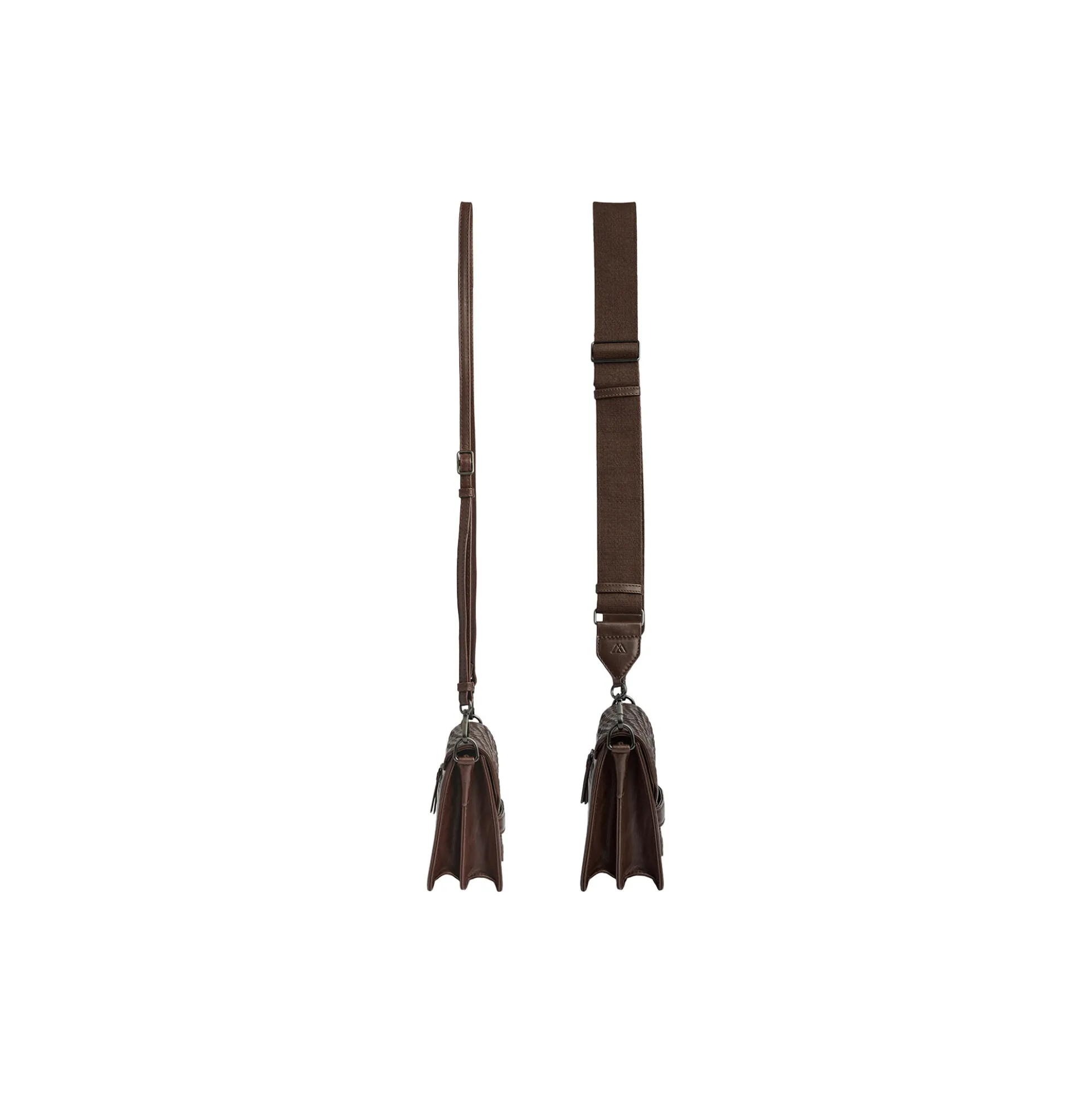 ArabellaMBG Crossb. Bag Weave, dark brown