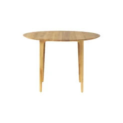 Archie Round Oak Dining Table, oak