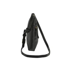 ArloMBG Crossbody Bag Soft Vintage, black w/br. gold
