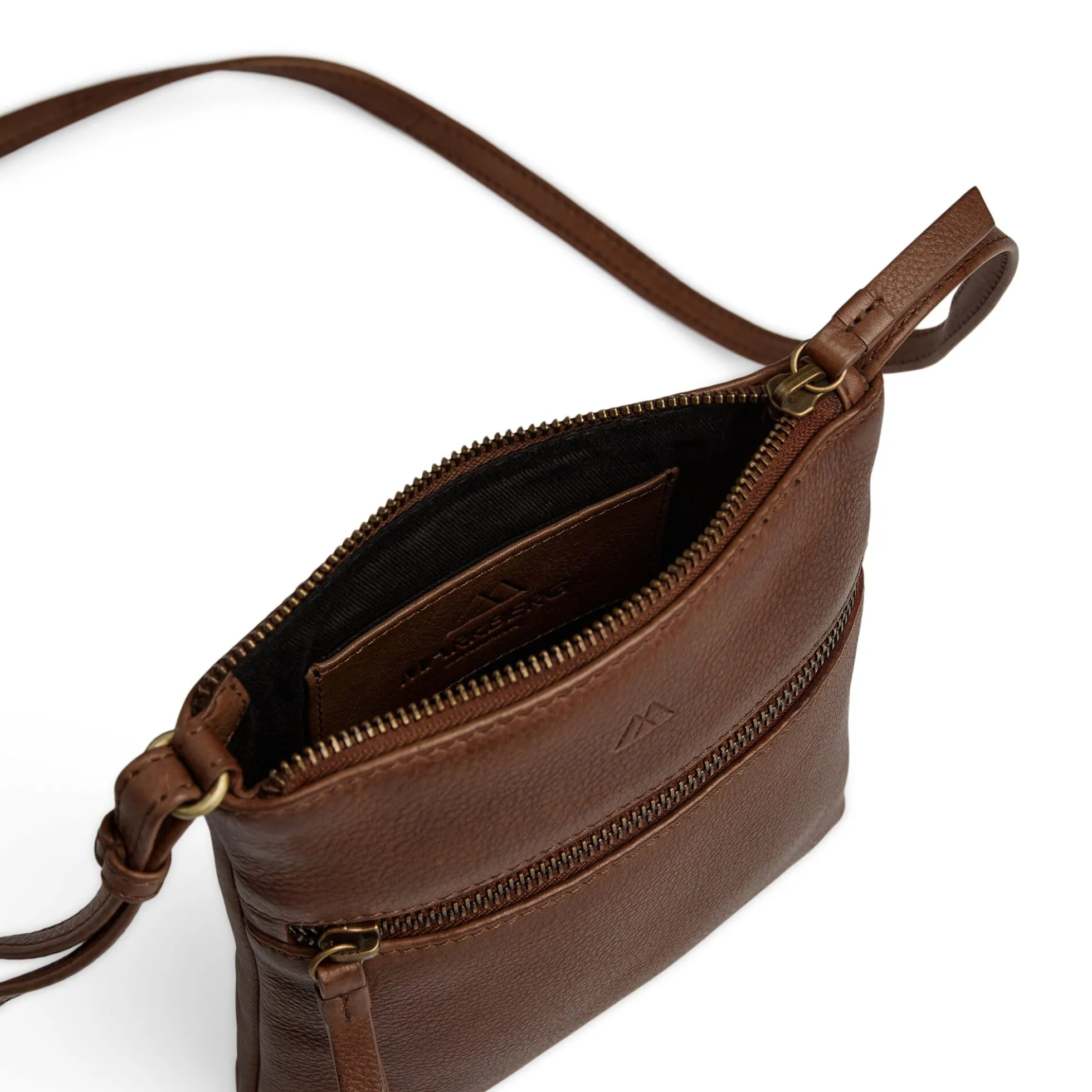 ArloMBG Crossbody Bag Soft Vintage, cognac w/br. gold