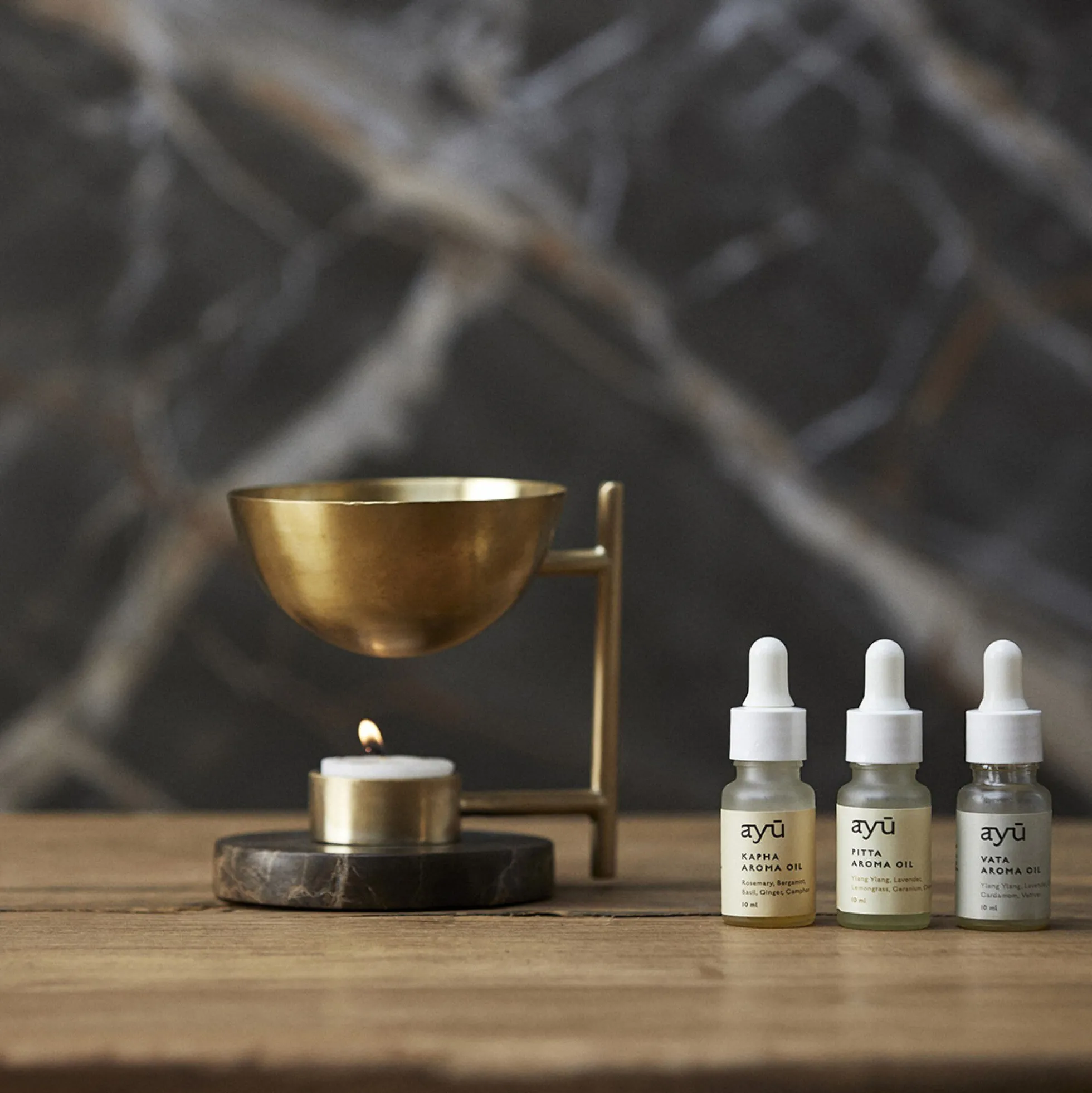 Aroma brænder, messing