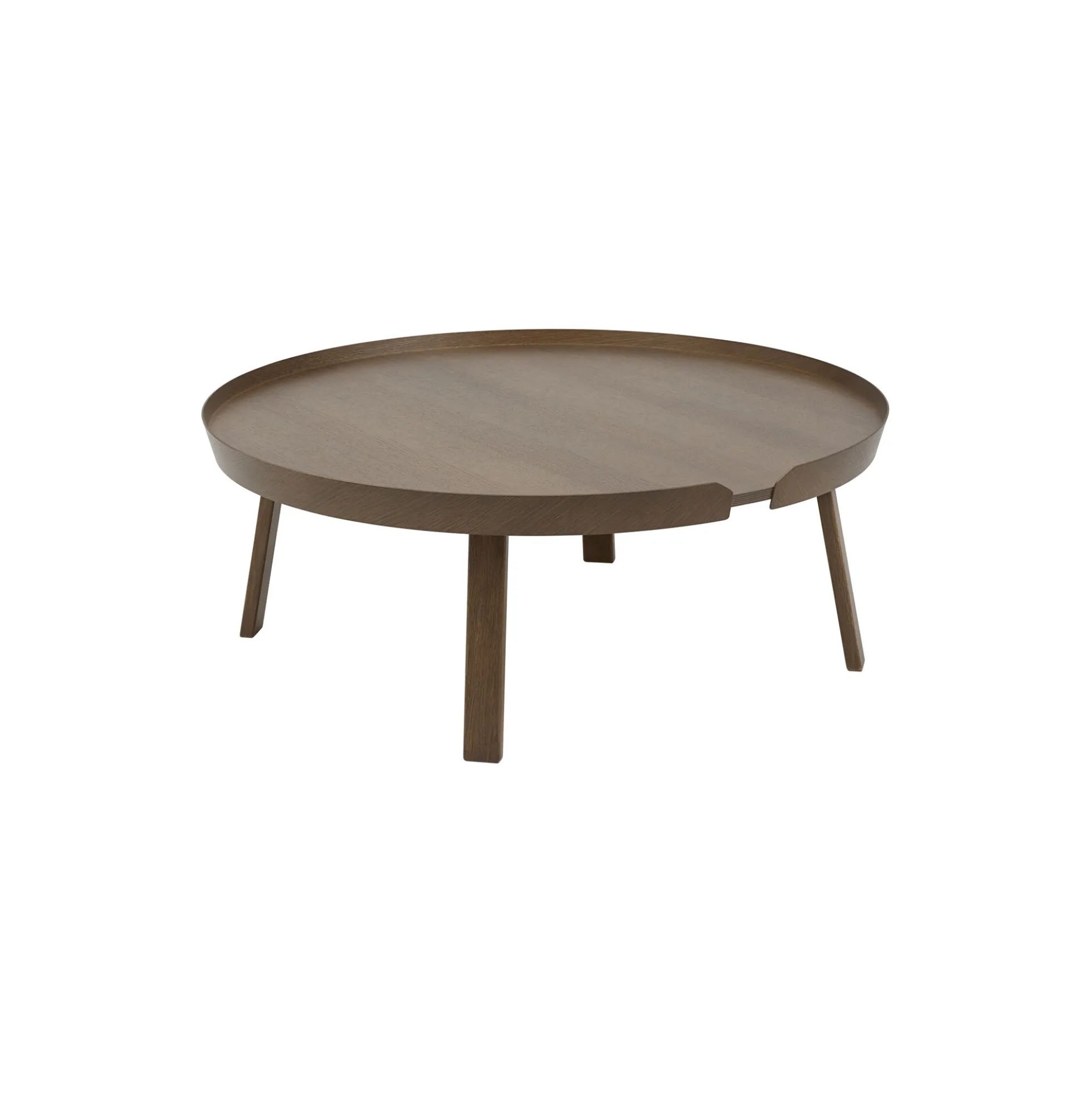 Around Coffee Table, stained dark brown