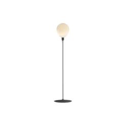 Around The World Floor Lamp, opal/black