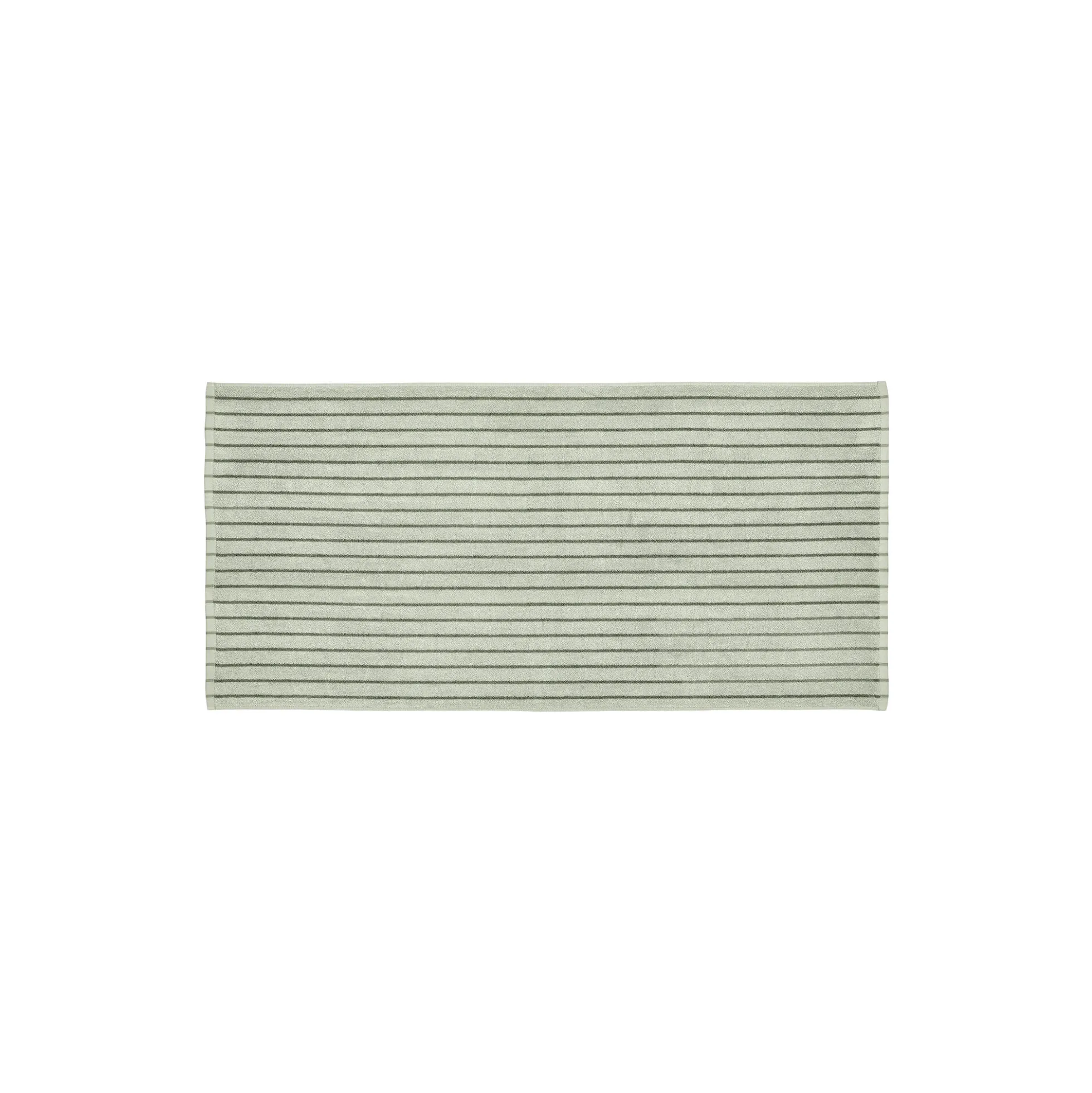 ARTO Badehåndklæde tynde striber, desert sage/agave green