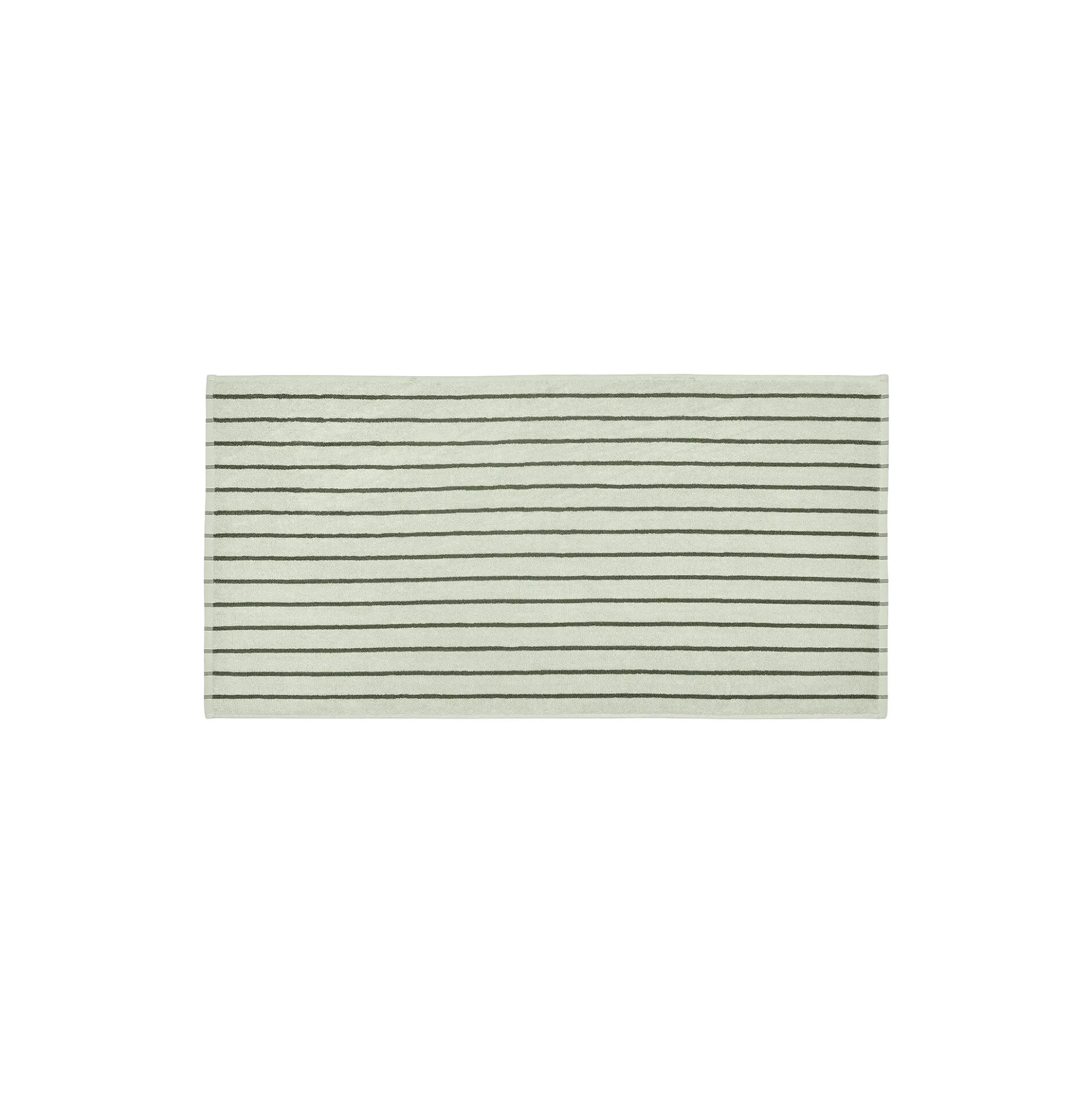 ARTO Håndklæde tynde striber, desert sage/agave green