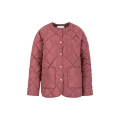 Asta quilted loose jacket, warm blush