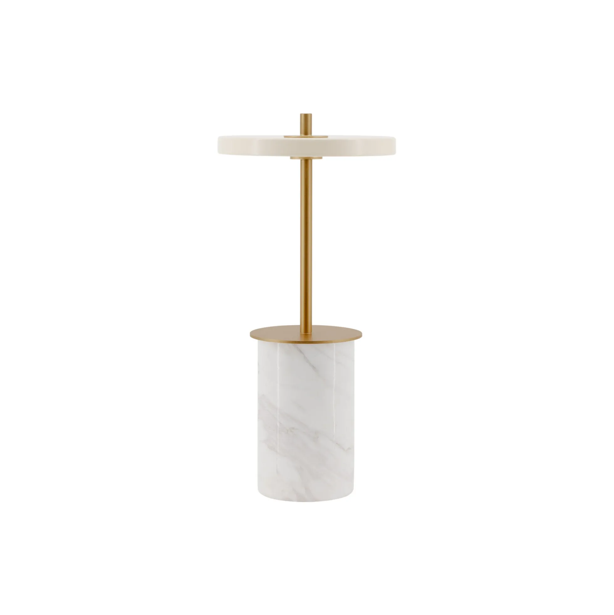 Asteria Move Mini Portable Lamp, white marble