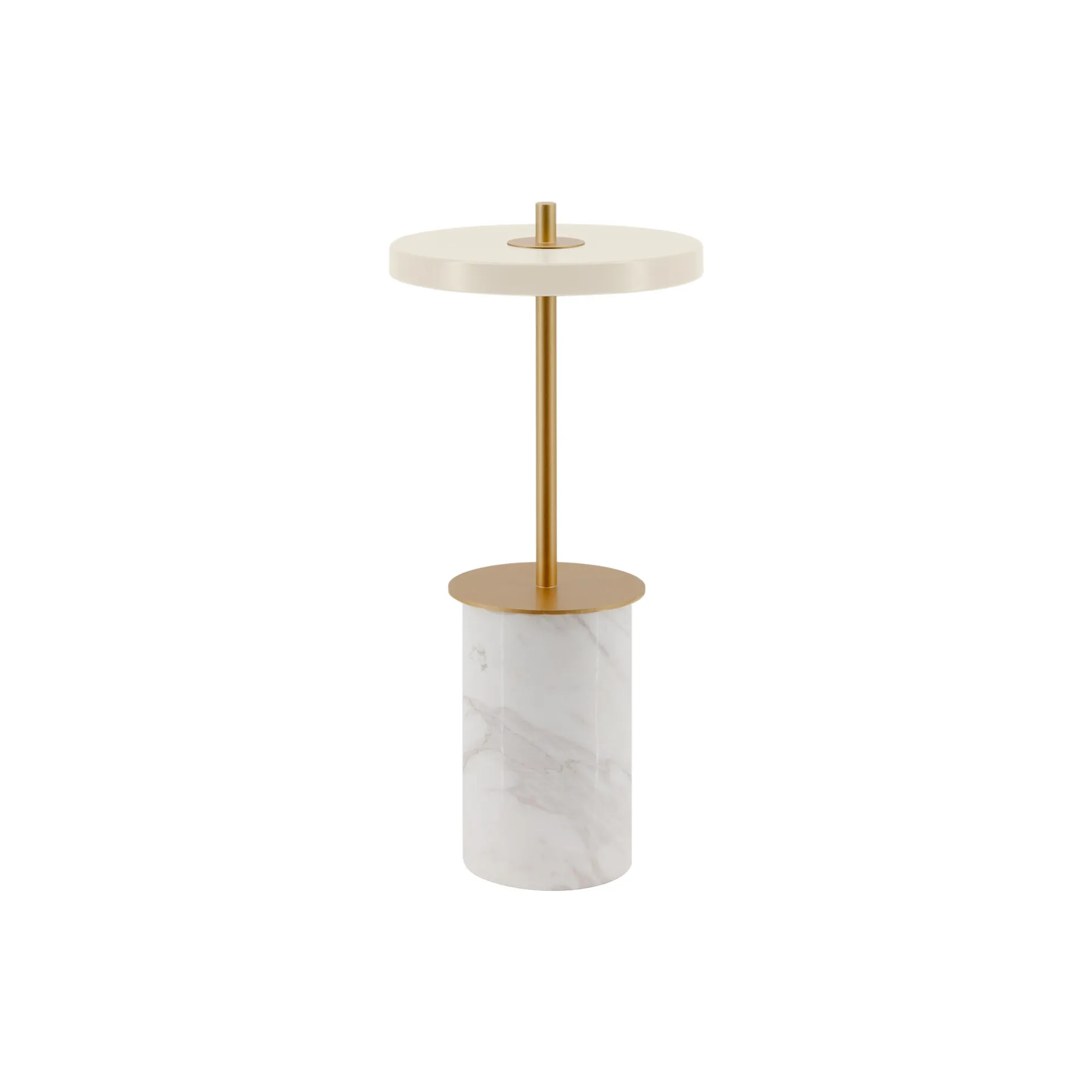 Asteria Move Mini Portable Lamp, white marble