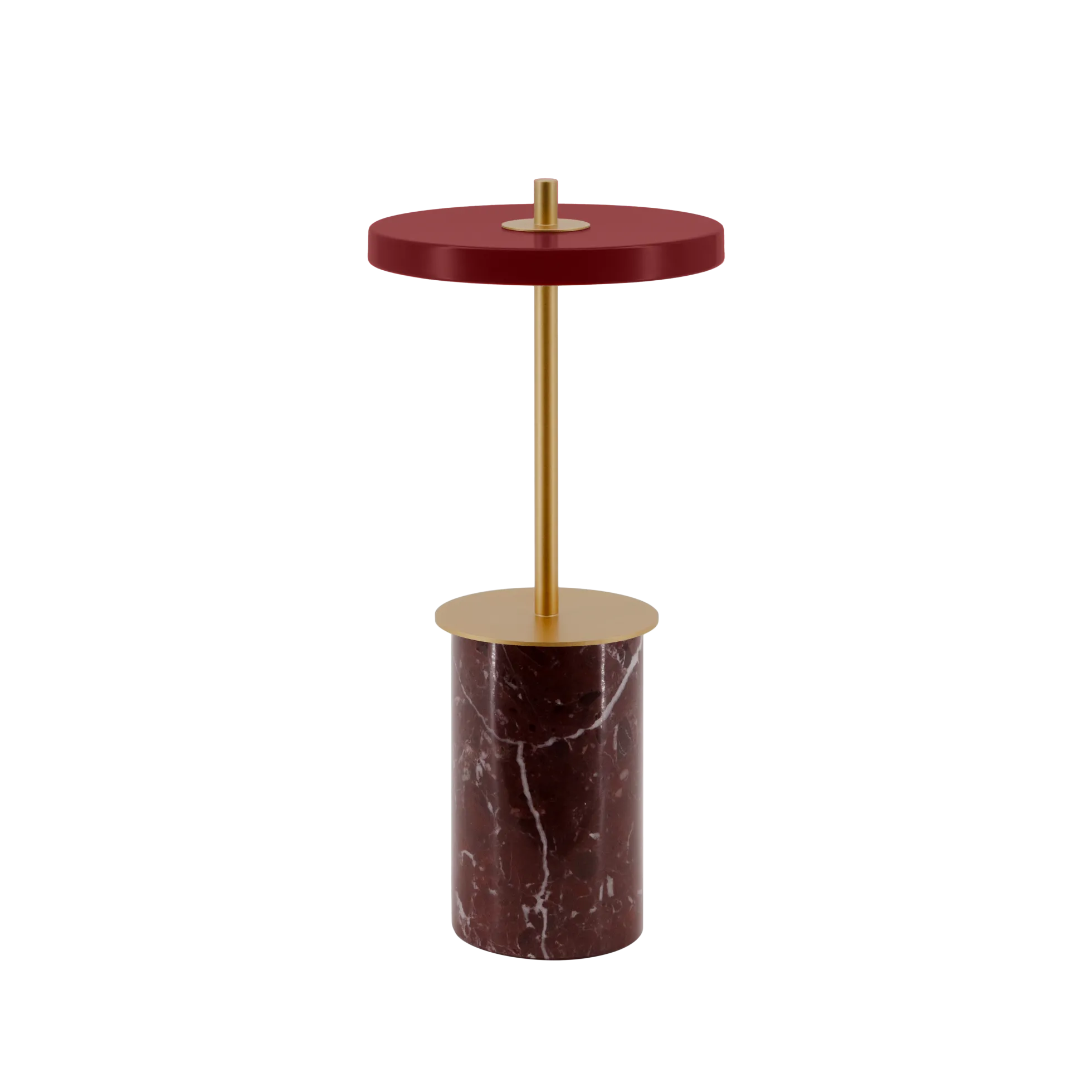 Asteria Move Mini Portable Lamp, red marble