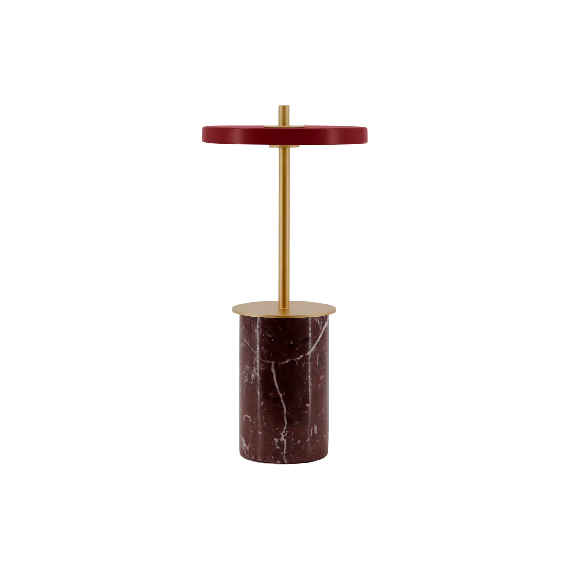 Asteria Move Mini Portable Lamp, red marble
