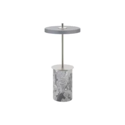 Asteria Move Mini Portable Lamp, grey marble steel