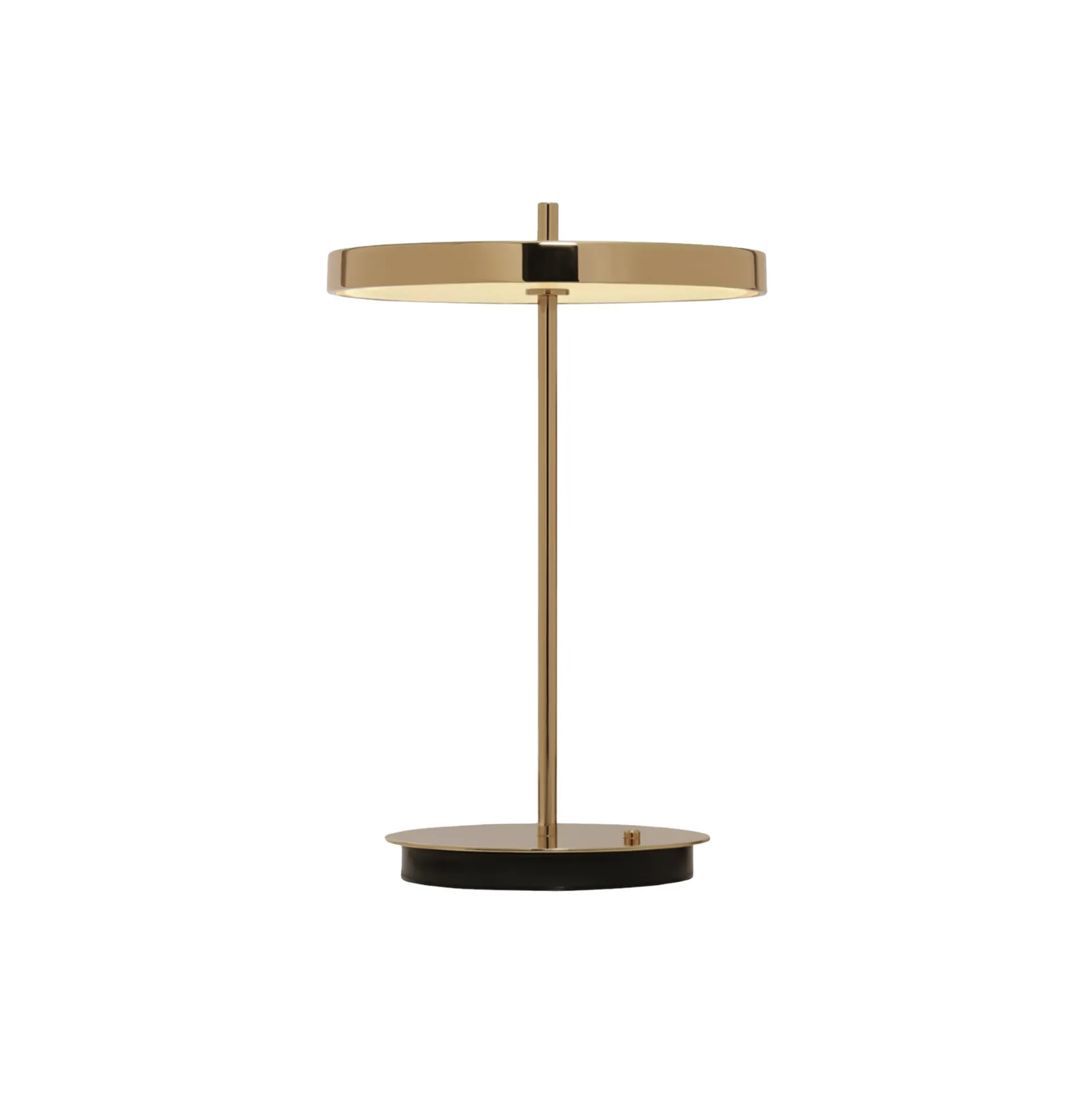 Asteria Move Monochrome Portable Lamp, polished brass