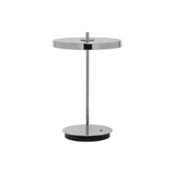 Asteria Move Monochrome Portable Lamp, polished steel