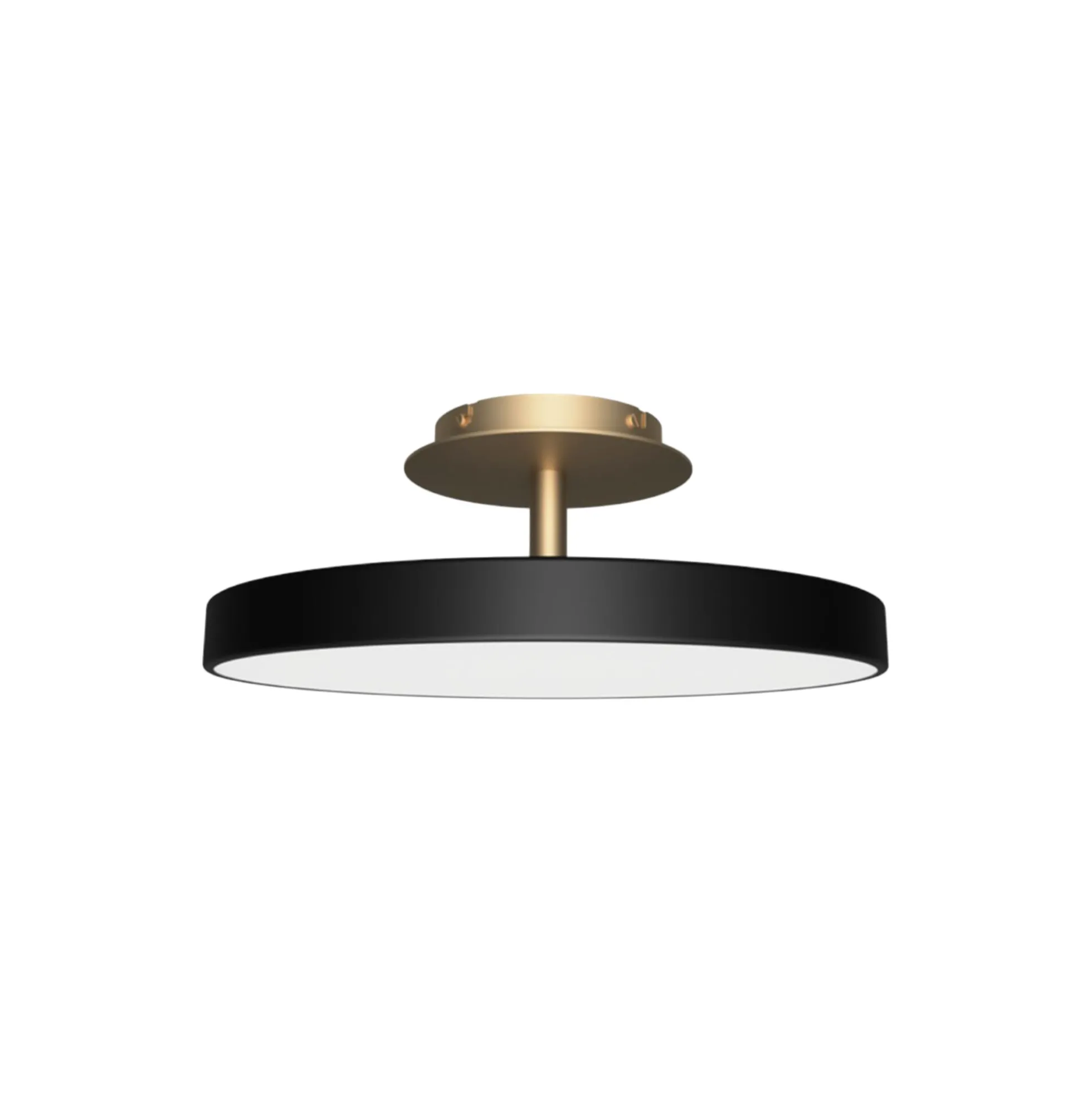 Asteria Up Ceiling Lamp, black