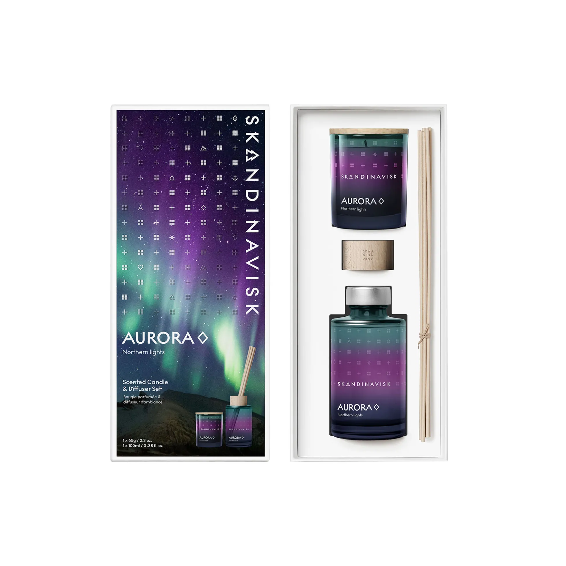 AURORA Scented Candle & Diffuser Set