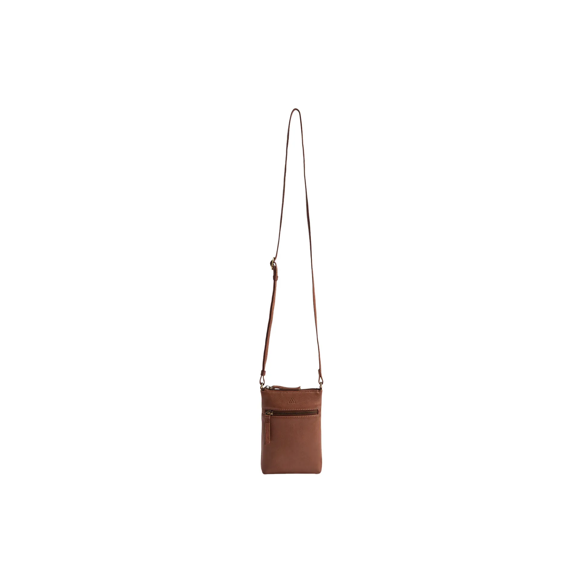 AvenMBG Cross. Bag, Soft Vin., cognac w/br. gold
