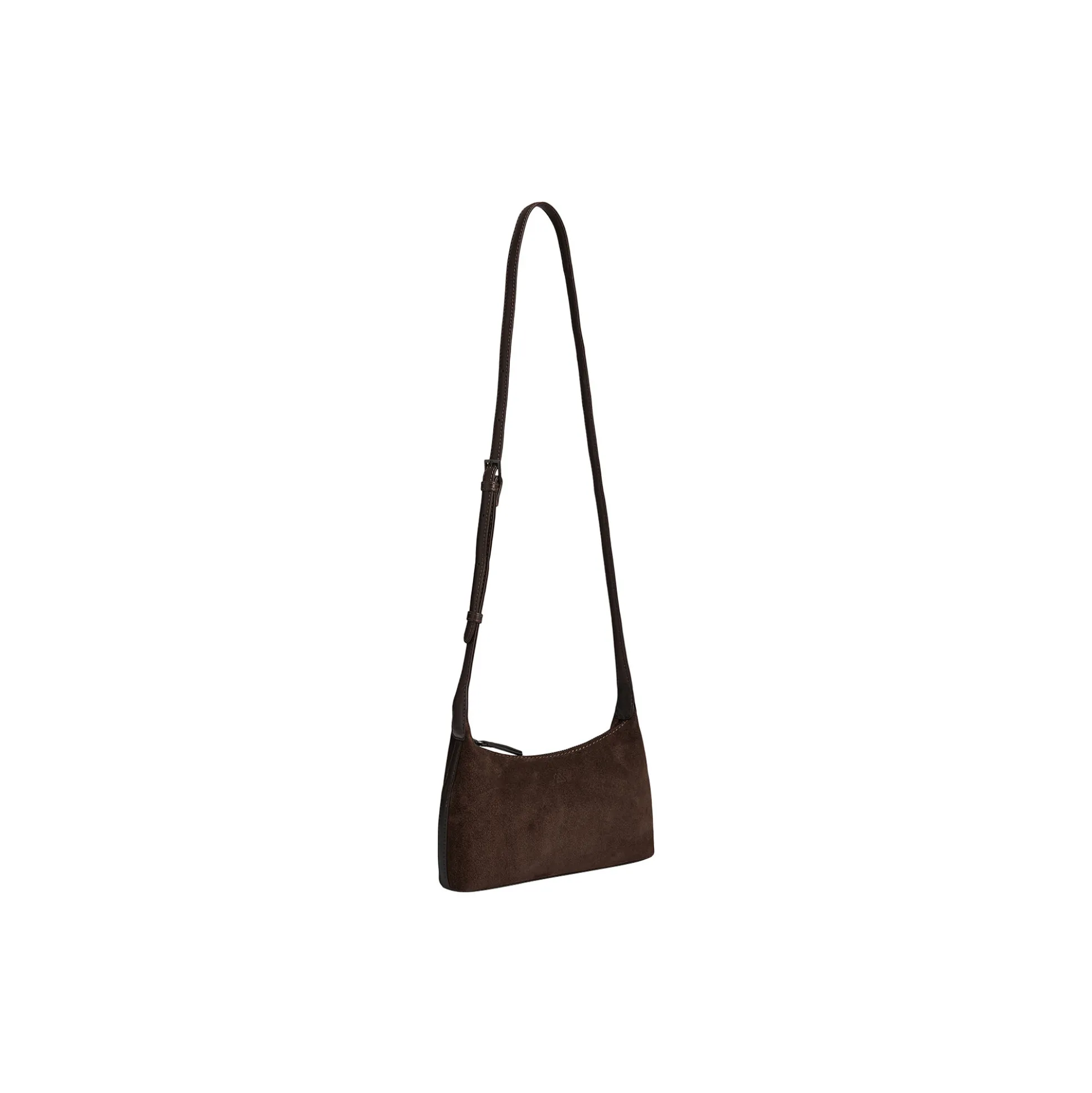AvenyaMBG Cross. Bag Suede, dark brown