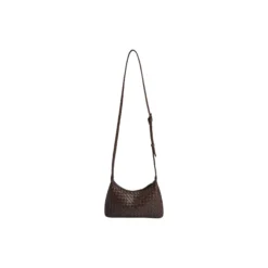AvenyaMBG Cross. Bag Weave, dark brown