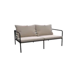 AVON loungesofa, ash/black