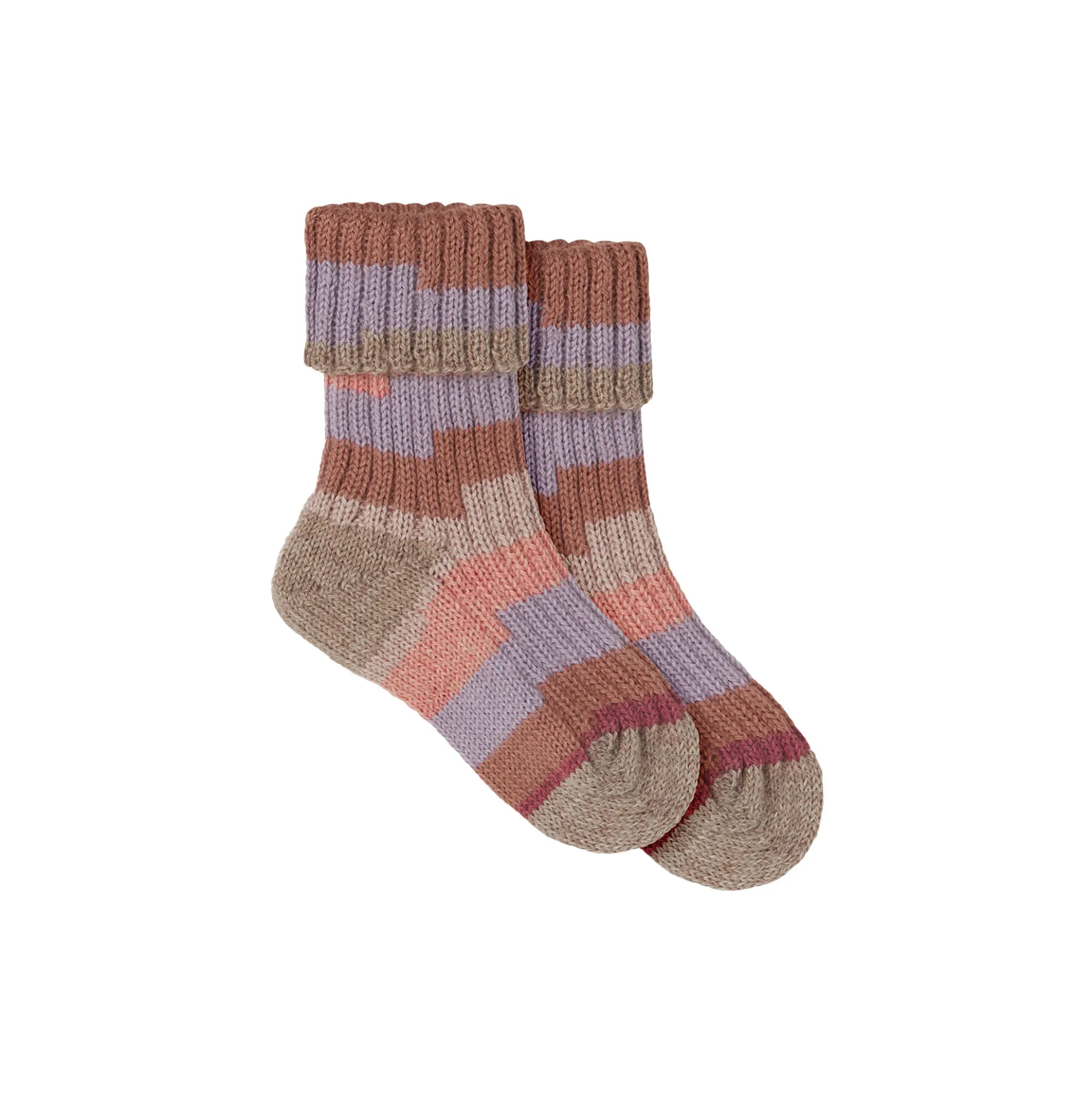 Azusa Knit Socks, multicolour girl