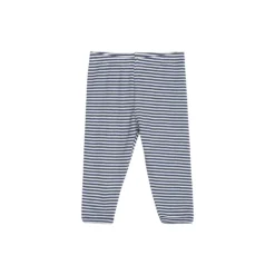 Baby Leggings Stripe, navy/offwhite