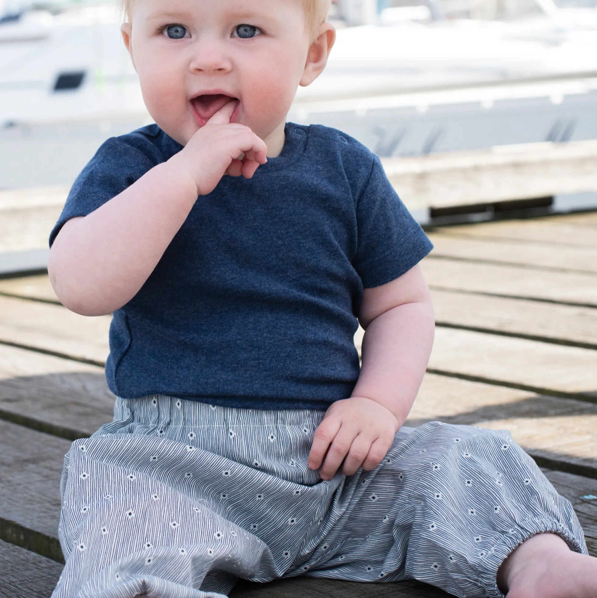 Baby Pants, indigo gem