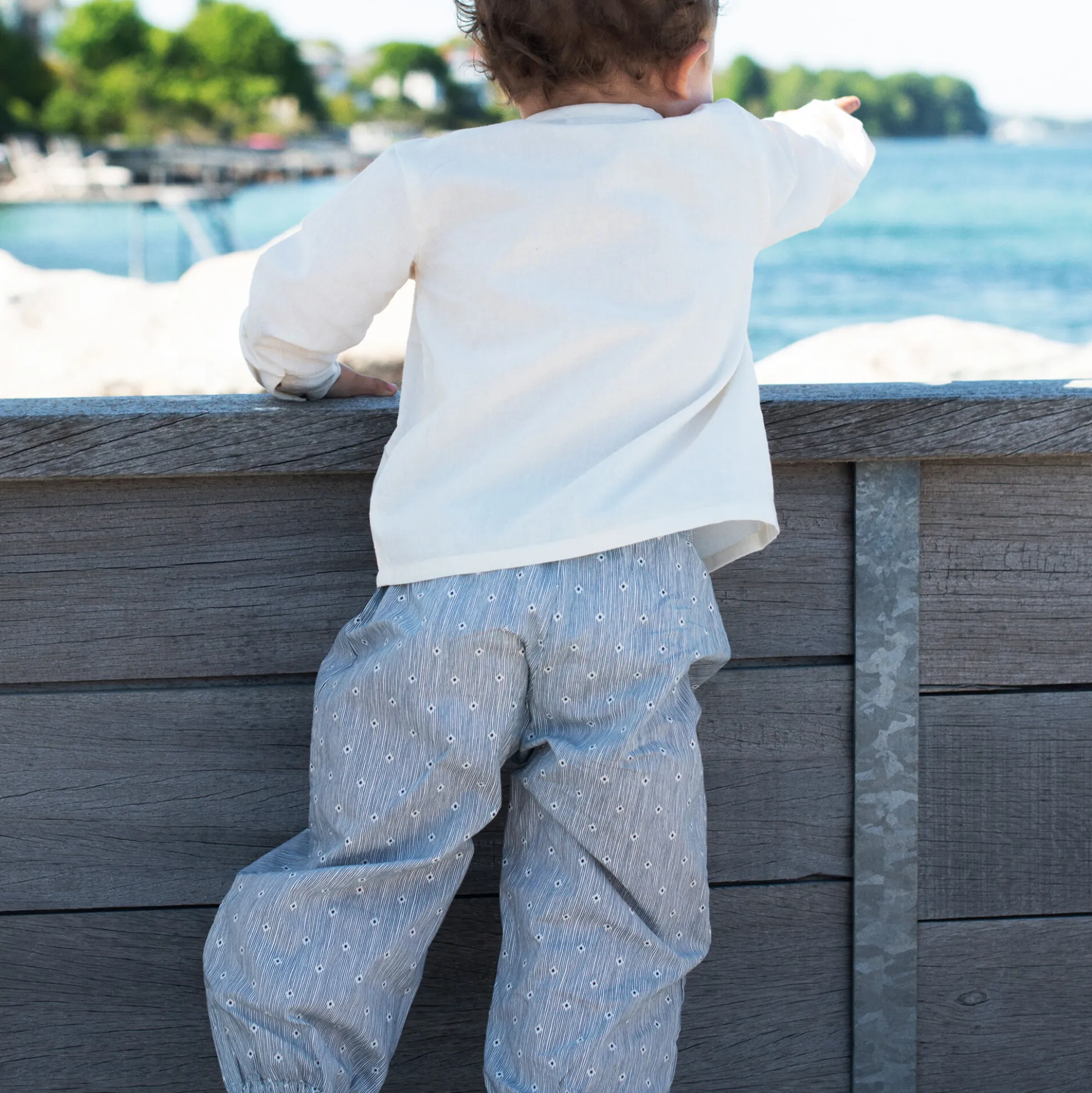 Baby Pants, indigo gem