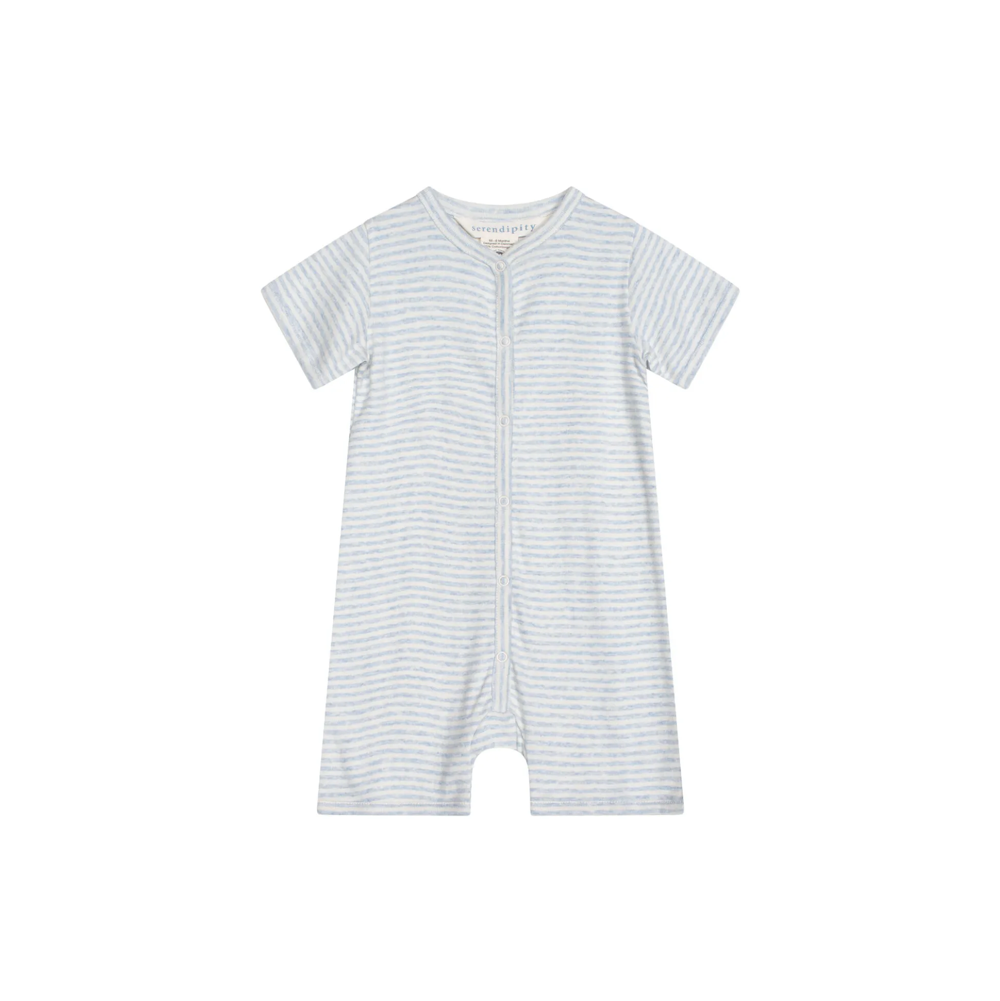 Baby Short Suit Stripe, mist/offwhite