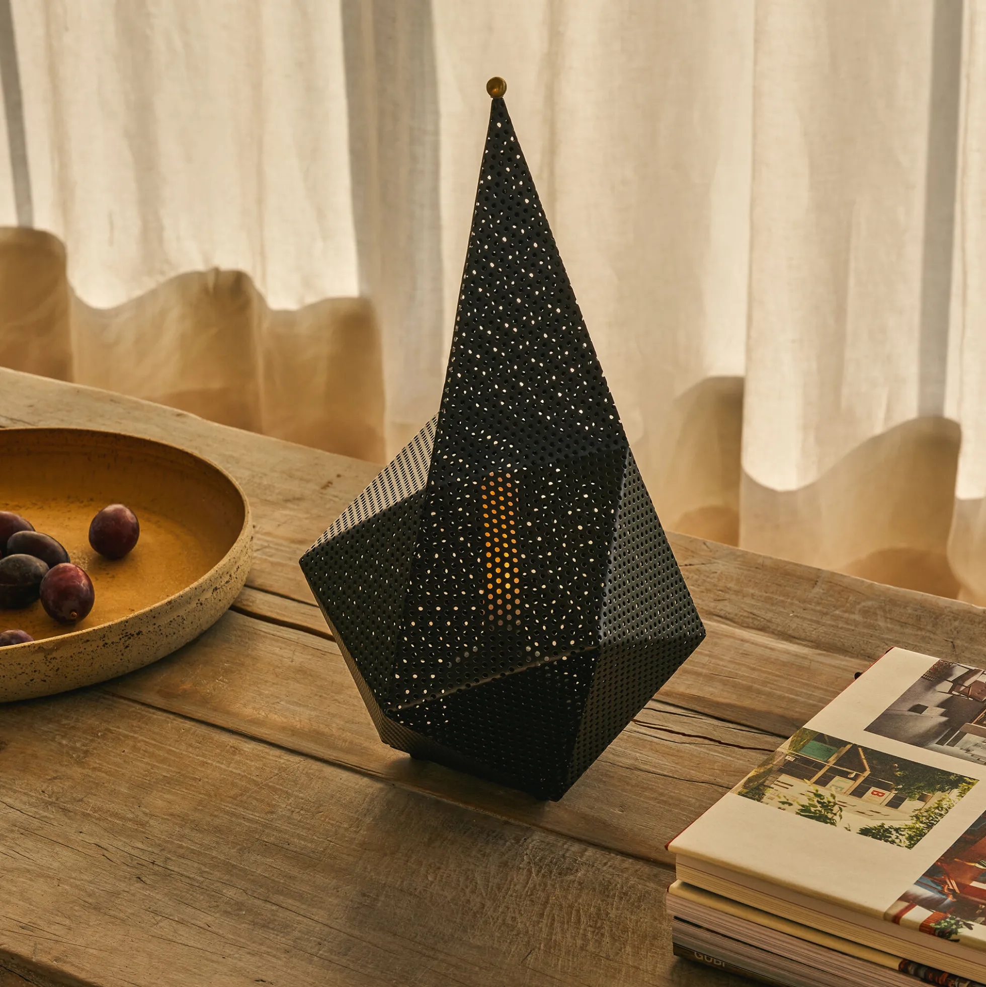 Bagdad Portable Lamp, soft black semi matt